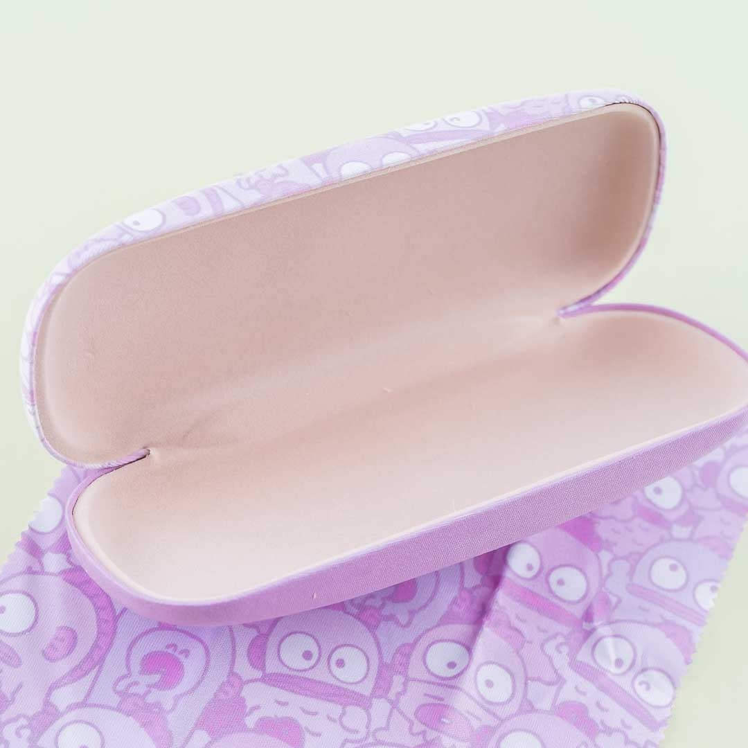 Hangyodon Pink Everywhere Eyeglass Hard Case
