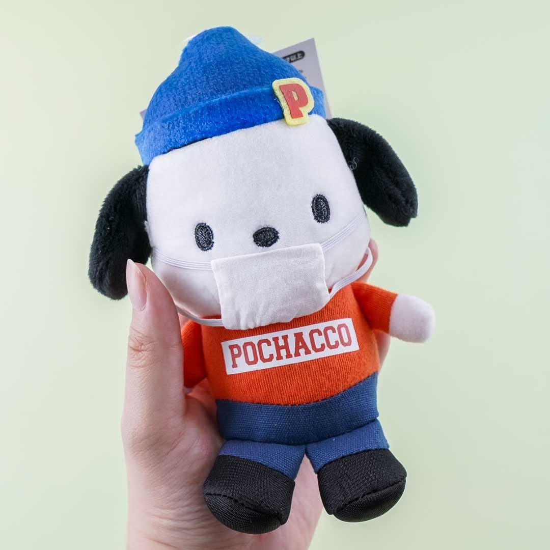 Pochacco Masked Plushie Charm - Medium