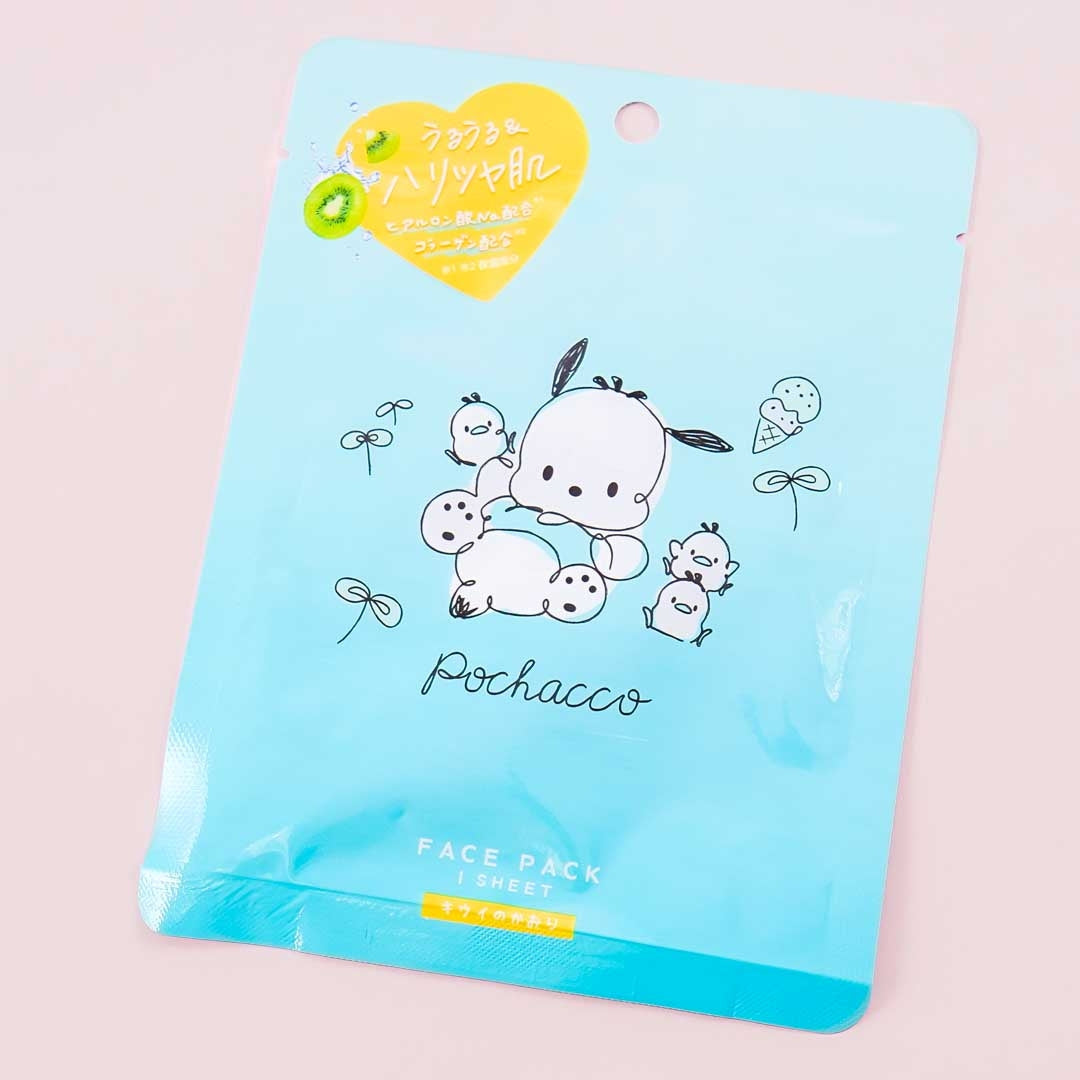 Pochacco Face Pack Sheet Mask - Kiwi