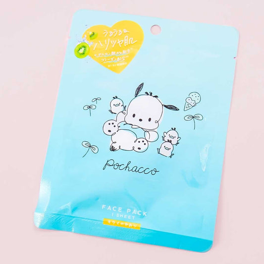 Pochacco Face Pack Sheet Mask - Kiwi