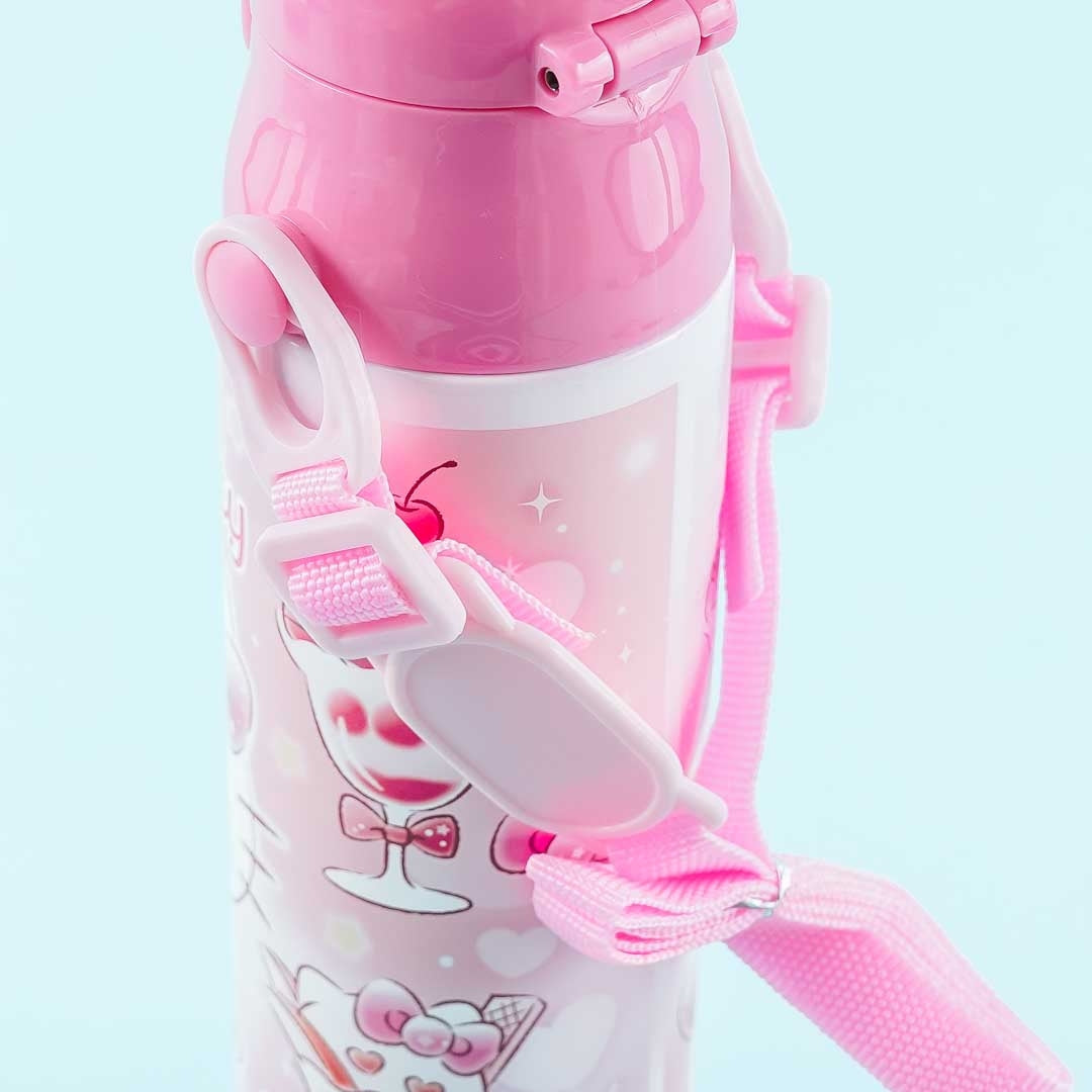 Hello Kitty Kirakira Sweets One-Push Water Bottle
