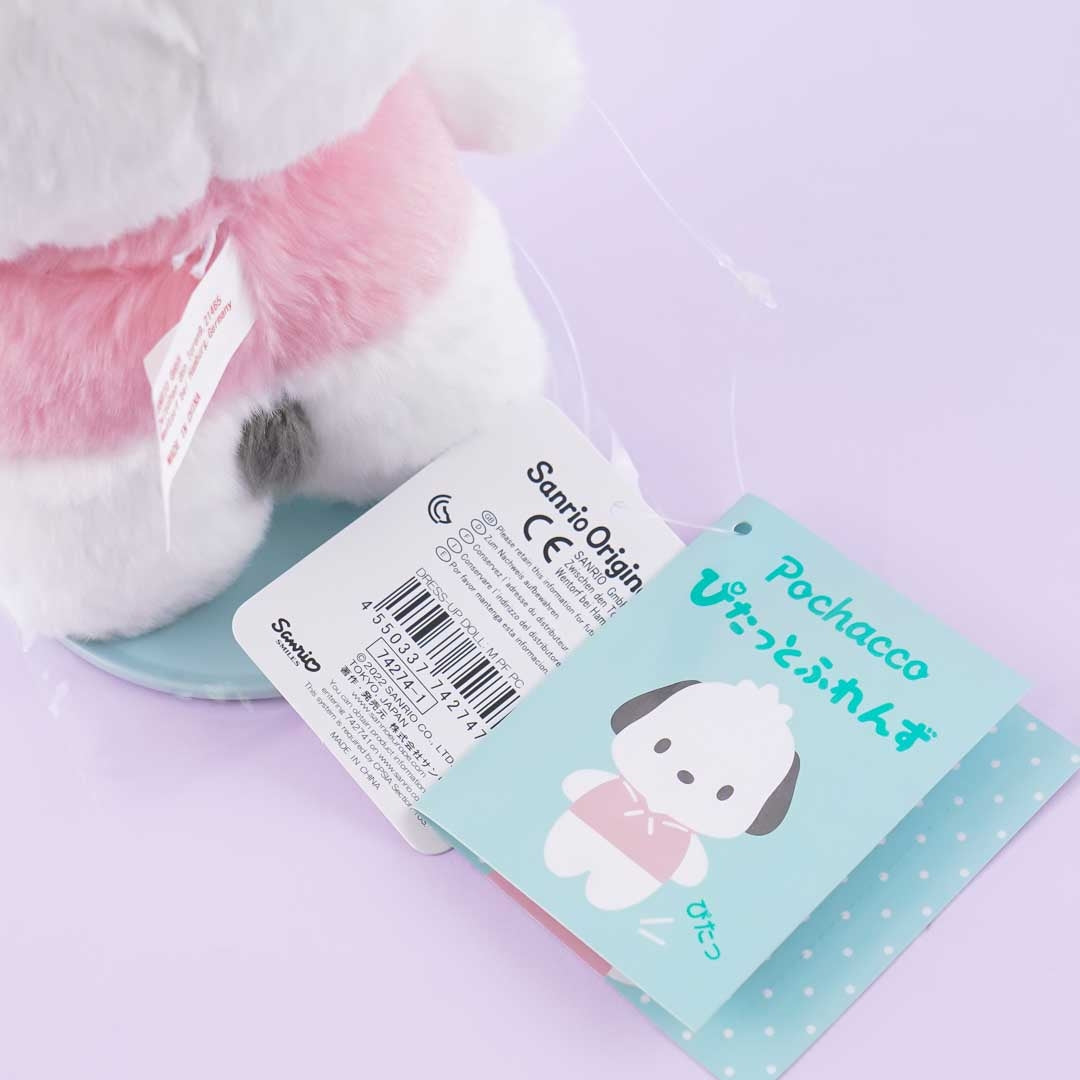 Sanrio Pitatto Friends Plushie - Pochacco / Medium