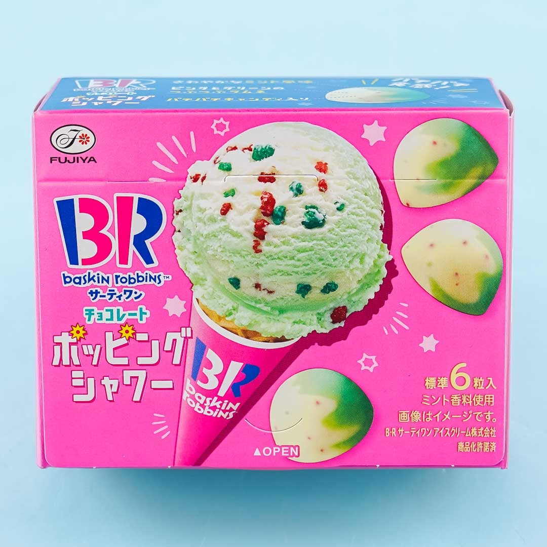 Fujiya x Baskin Robbins 31 Popping Shower Chocolate - Soda Ice Cream