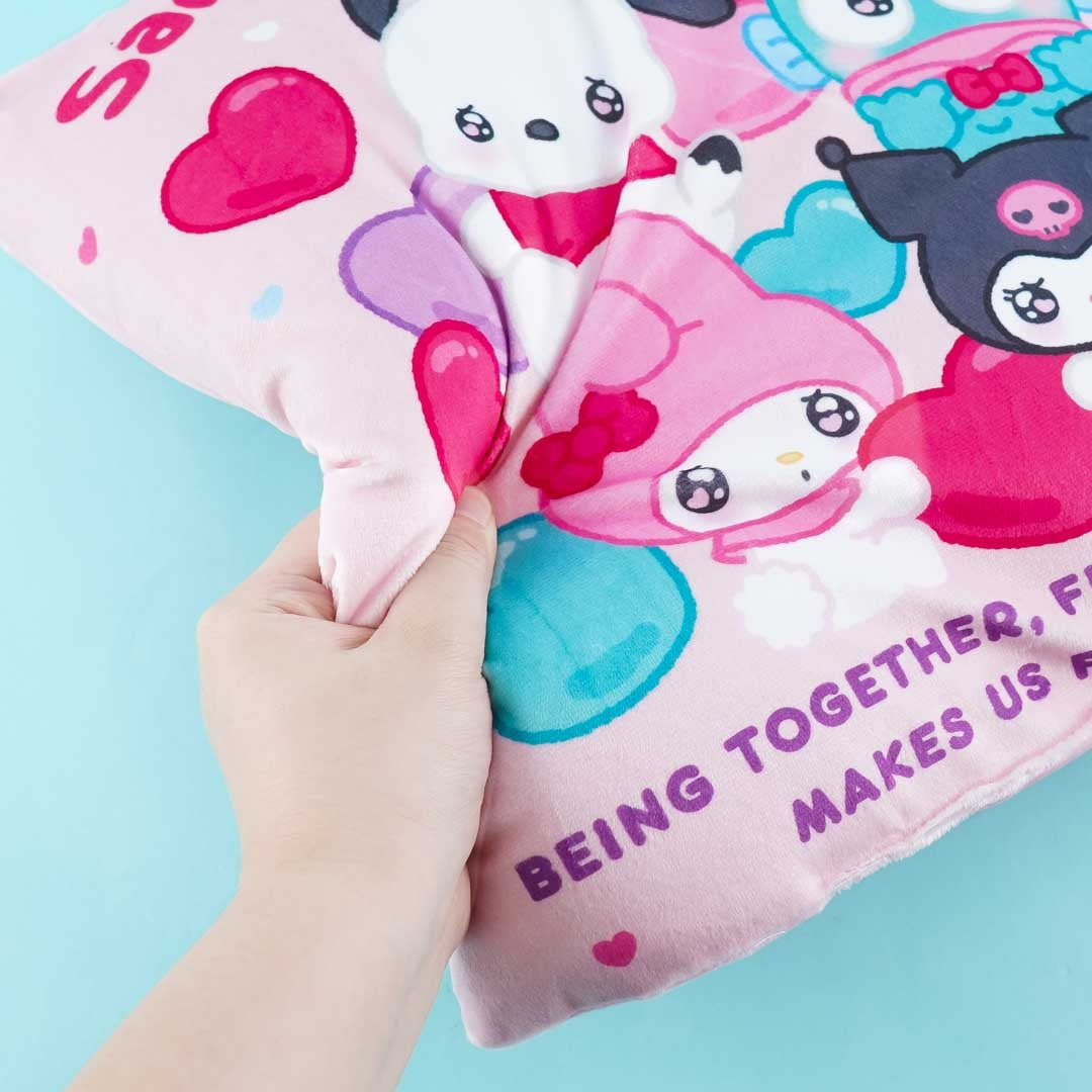 Sanrio Characters Hearts Overload Square Cushion