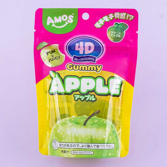 Kanro Amos 4D Green Apple Gummy