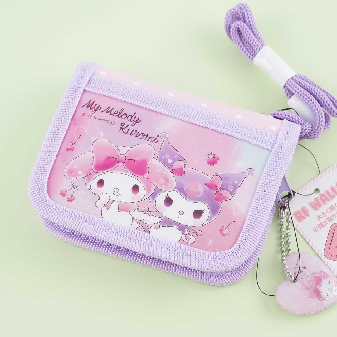 My Melody & Kuromi Friendship Bi-Fold Wallet