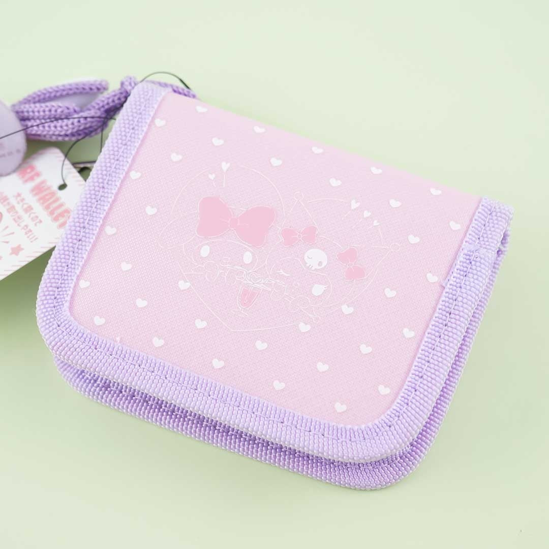 My Melody & Kuromi Friendship Bi-Fold Wallet