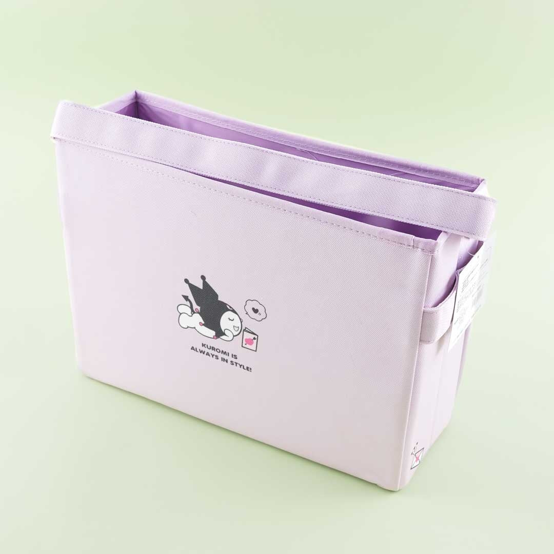 Kuromi Multi-Pocket Organizer Nylon Bag
