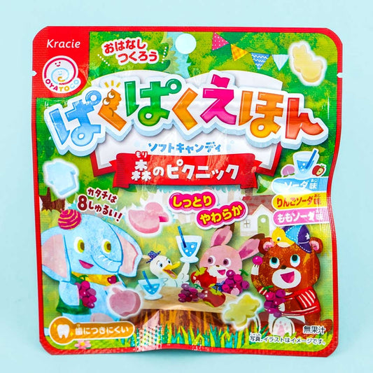 Kracie Pakupaku Picture Book Candy - Assorted Soda