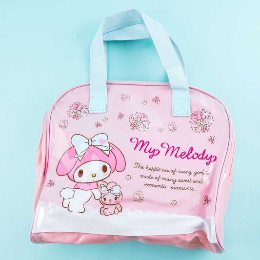 My Melody Spring Roses Vinyl Boston Bag