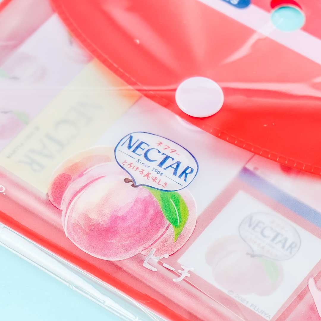 Nectar Peach Sticky Notes With Pouch