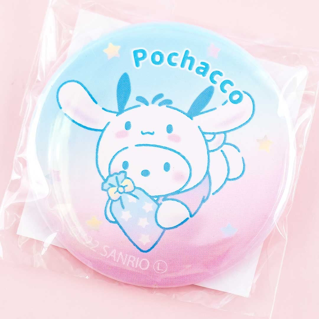 Cinnamoroll 20th Anniversary Badge - Pochacco
