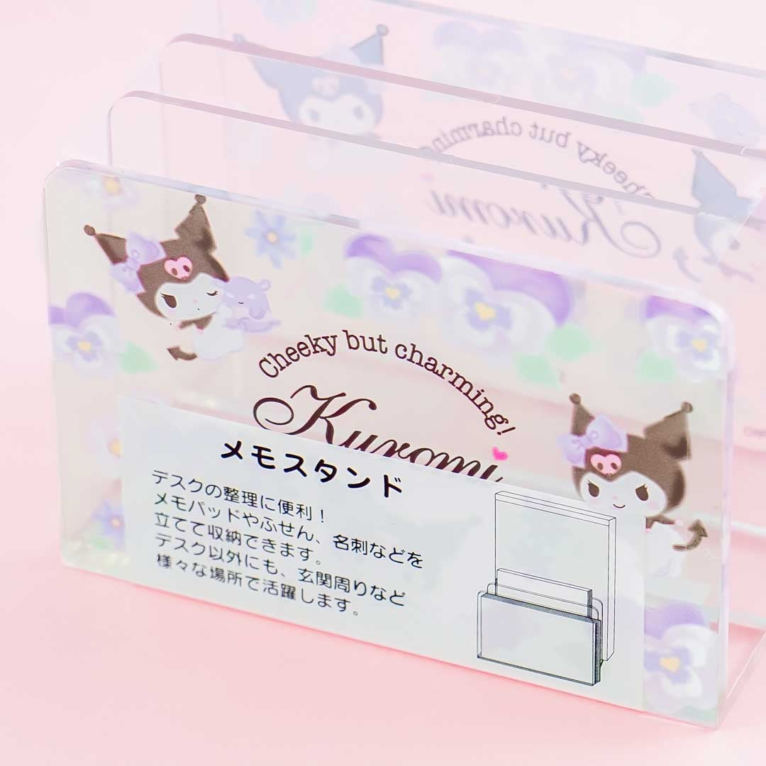 Kuromi Flowery Memo Stand