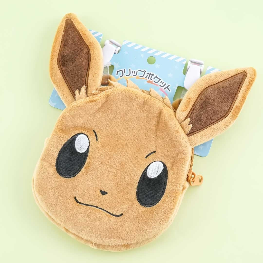 Pokémon Clip Pocket Plushie Pouch - Eevee