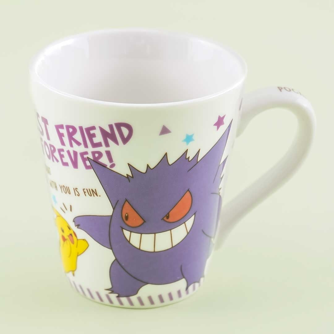 Pocket Monsters Message Mug - Pikachu & Gengar