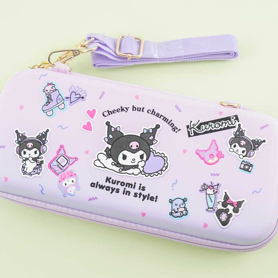 Kuromi Cheeky Gaming Console Hard Pouch