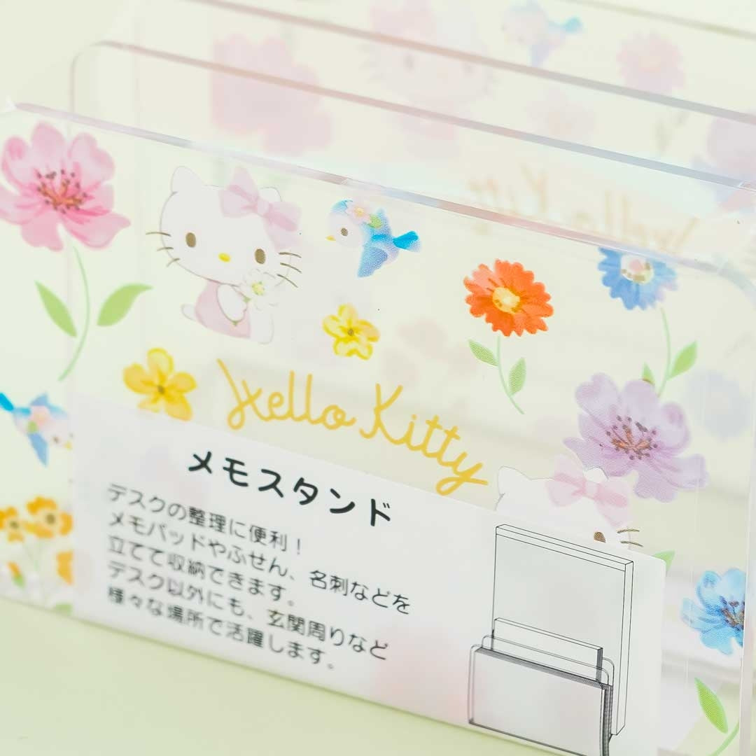 Hello Kitty Flowery Memo Stand