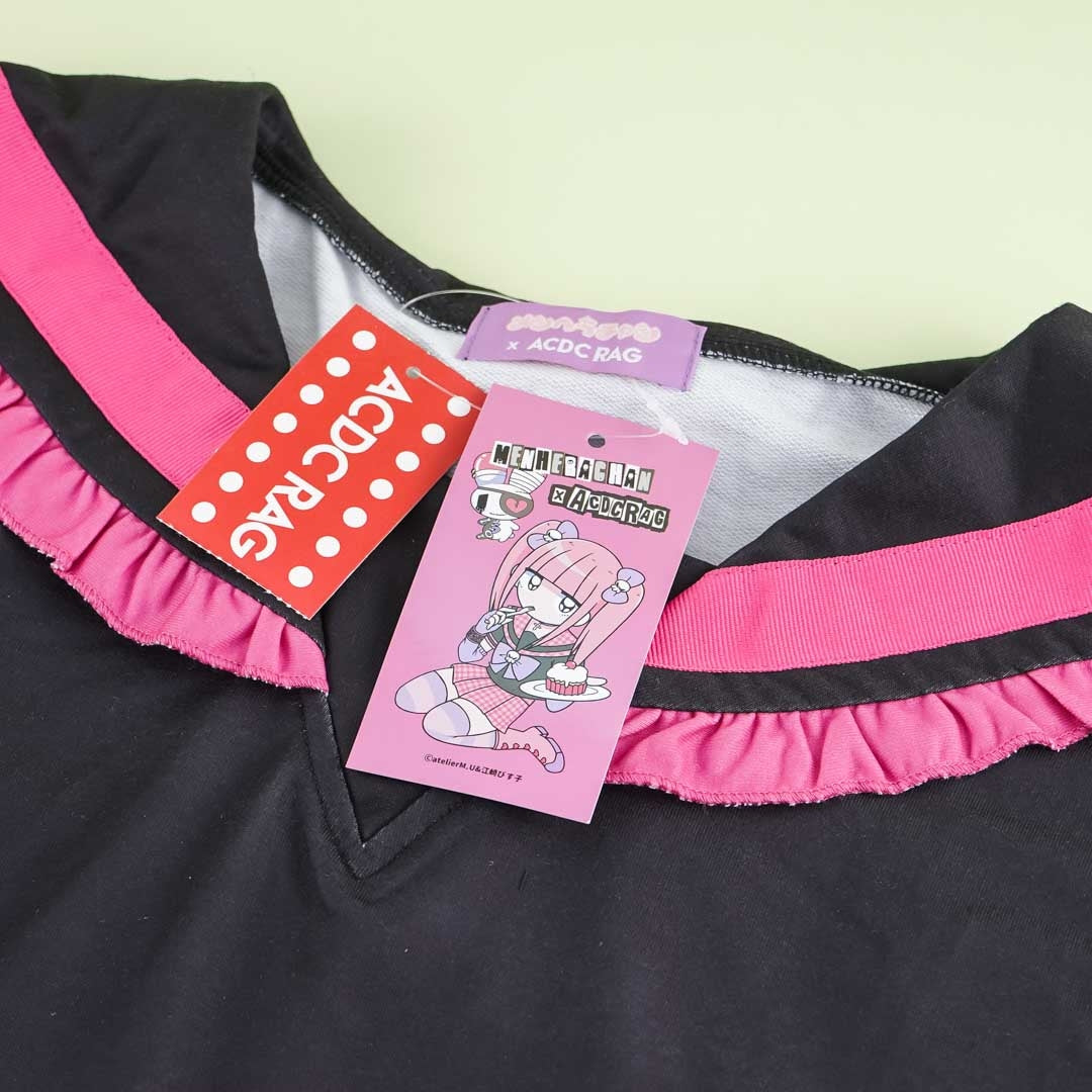 ACDC RAG Yami Kawaii Punk Menhera-chan Sailor Tee - Black