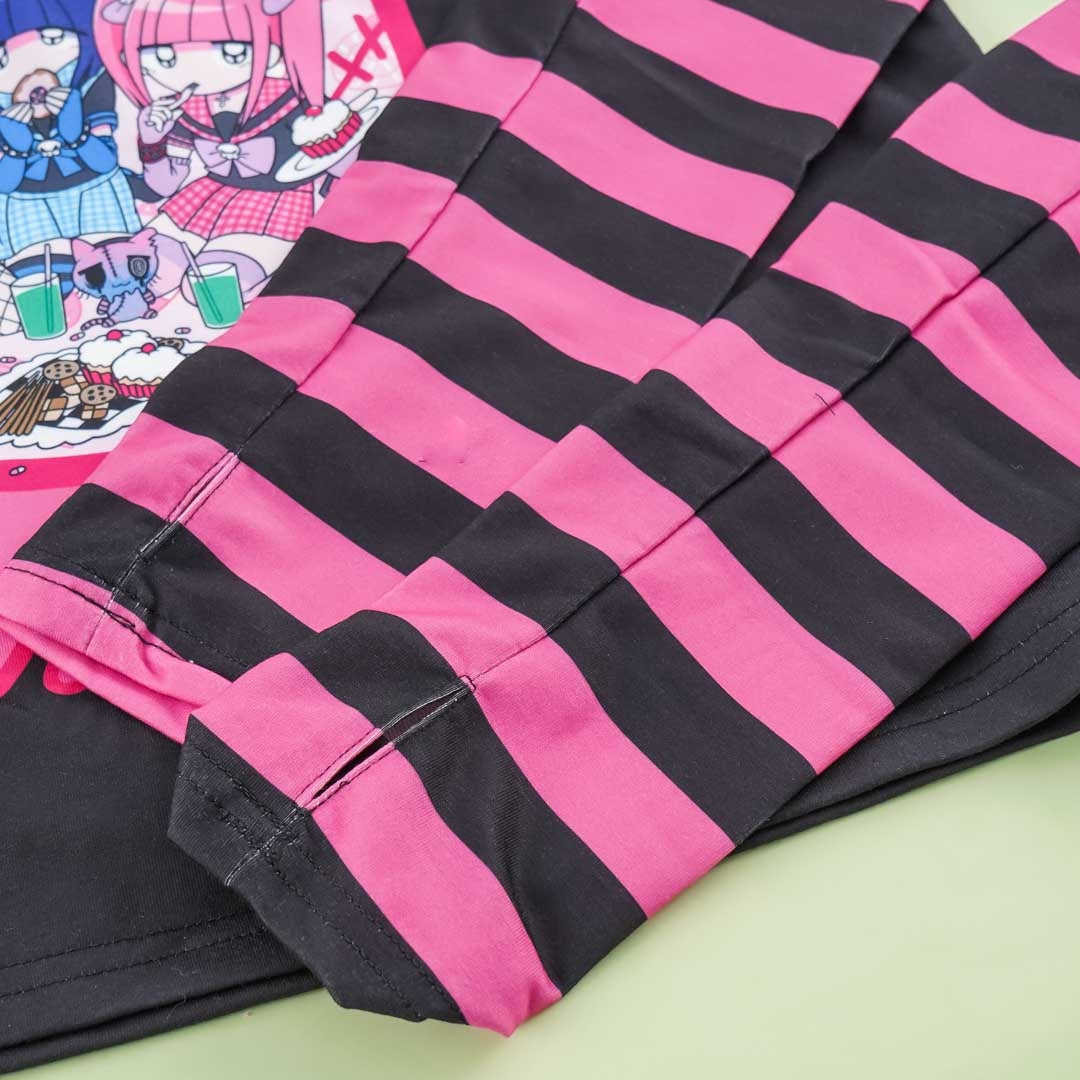 ACDC RAG Yami Kawaii Punk Menhera-chan Sailor Tee - Black