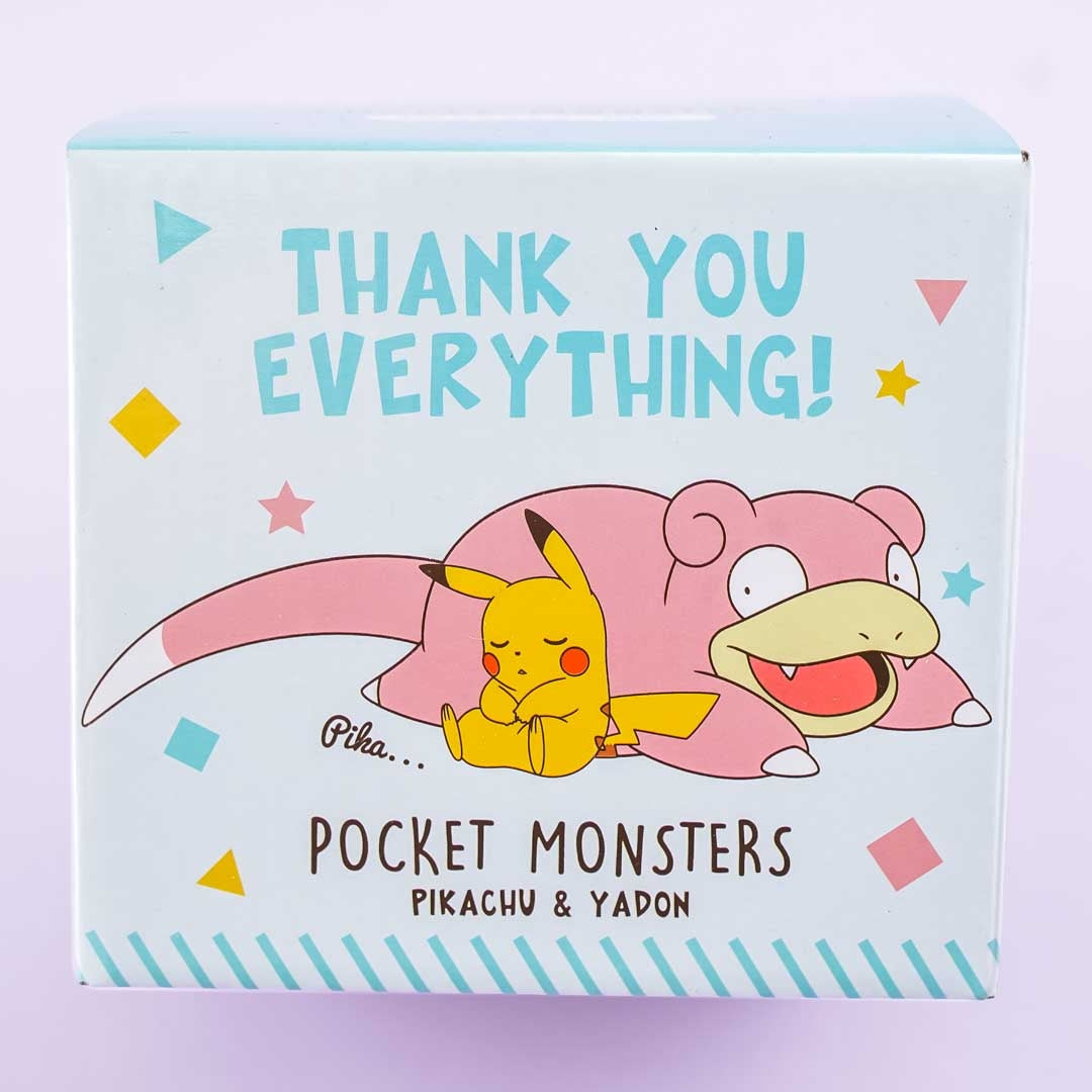 Pocket Monsters Message Mug - Pikachu & Slowpoke