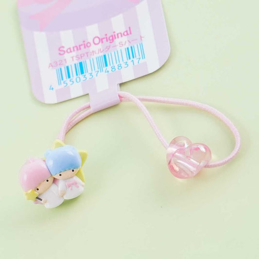 Little Twin Stars Heart Hair Tie