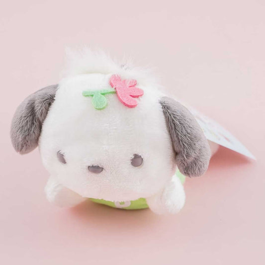 Pochacco Flowery Lying Plushie Charm - Medium