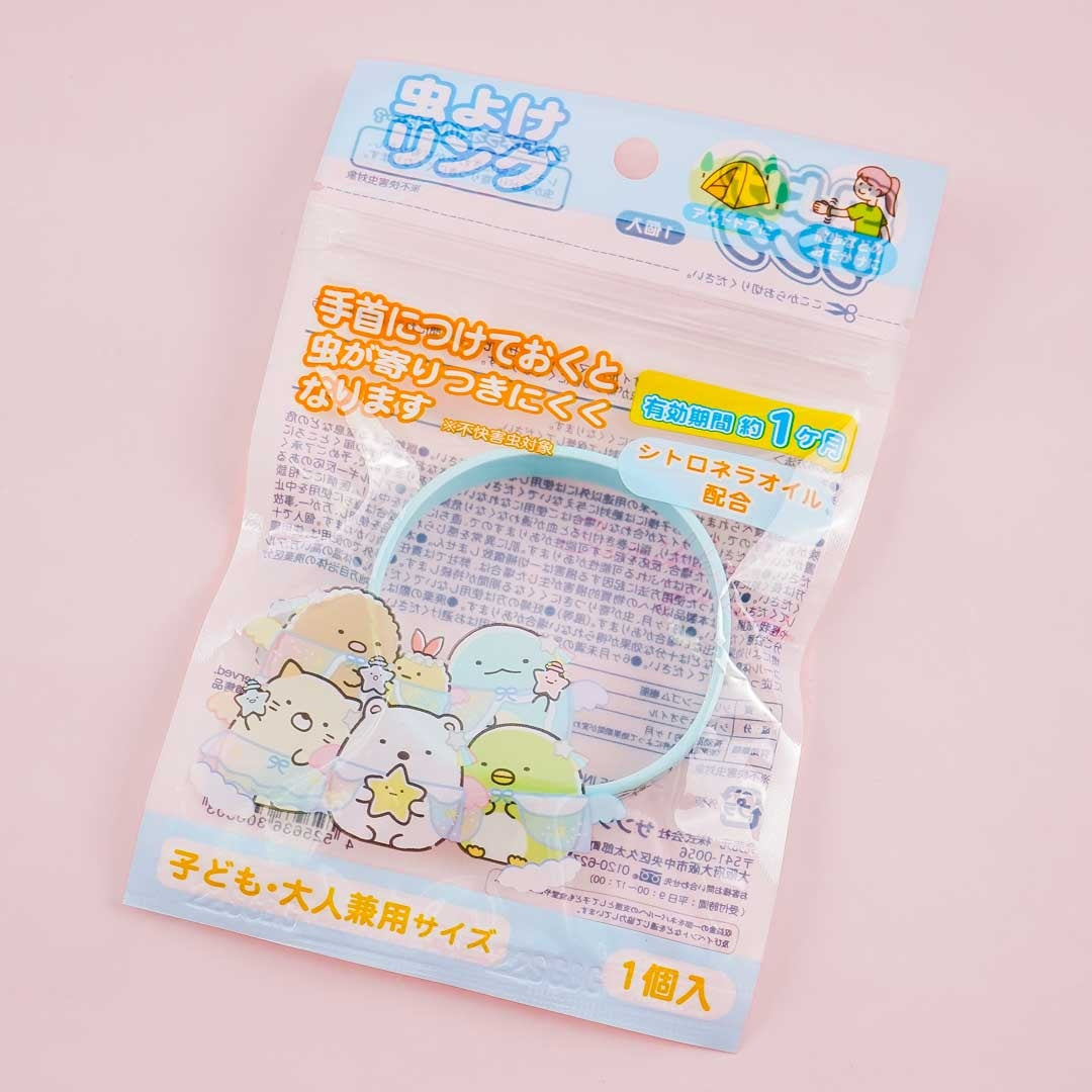 Sumikko Gurashi Insect Repellent Wrist Band - Blue Green