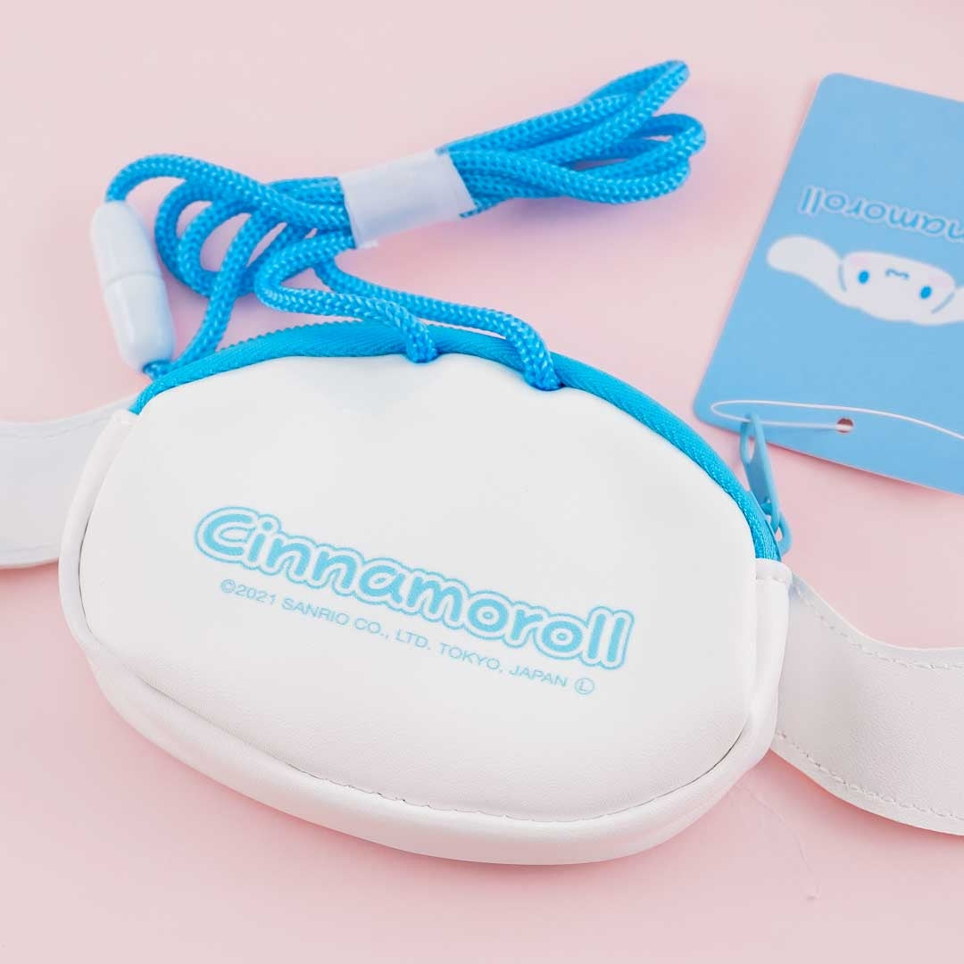 Cinnamoroll Face Pouch With Neck Strap