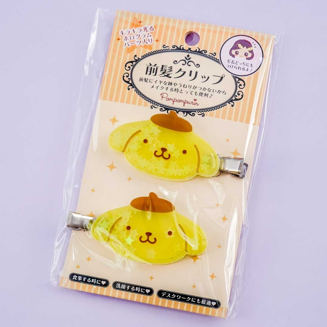 Pompompurin Shaka Shaka Side Bangs Hair Clips