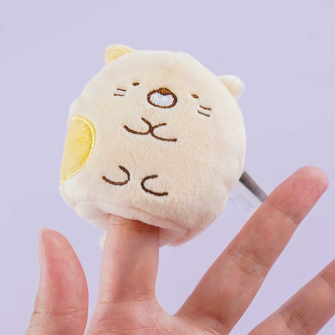 Sumikko Gurashi Finger Puppet Plushie Charm - Neko