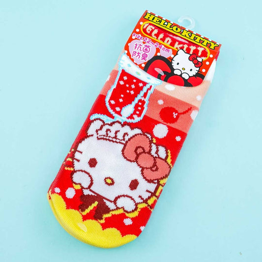 Hello Kitty Sparkling Soda Jacquard Socks