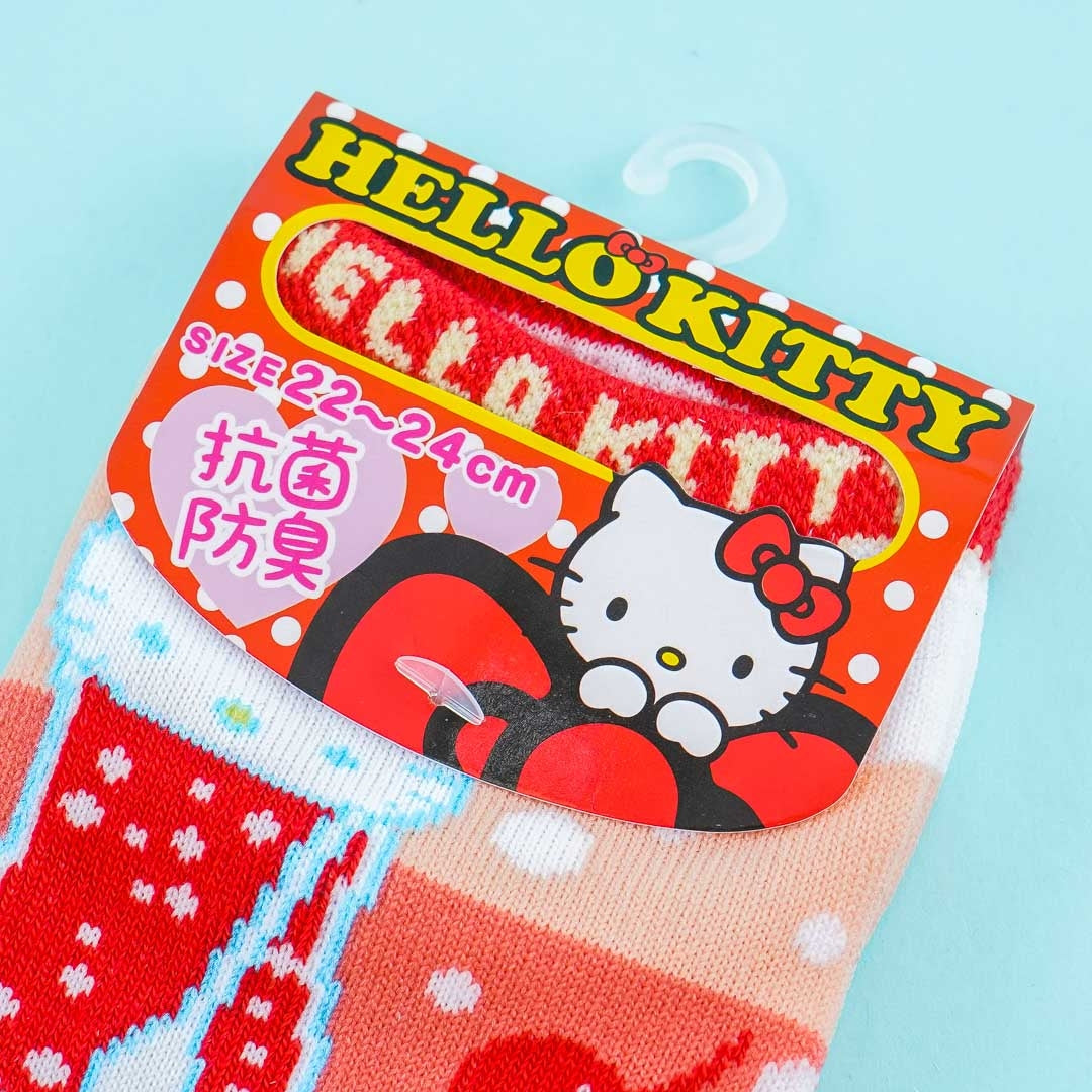 Hello Kitty Sparkling Soda Jacquard Socks