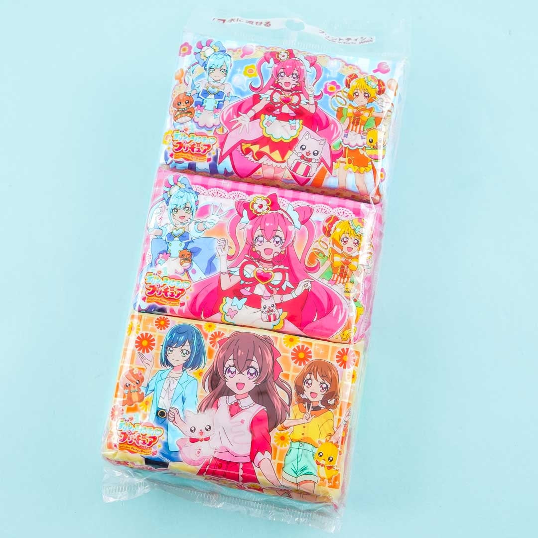 Delicious Party Pretty Cure Pocket Tissue Set