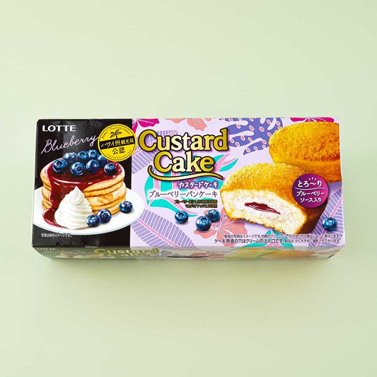Lotte Blueberry Pancake Custard Cake