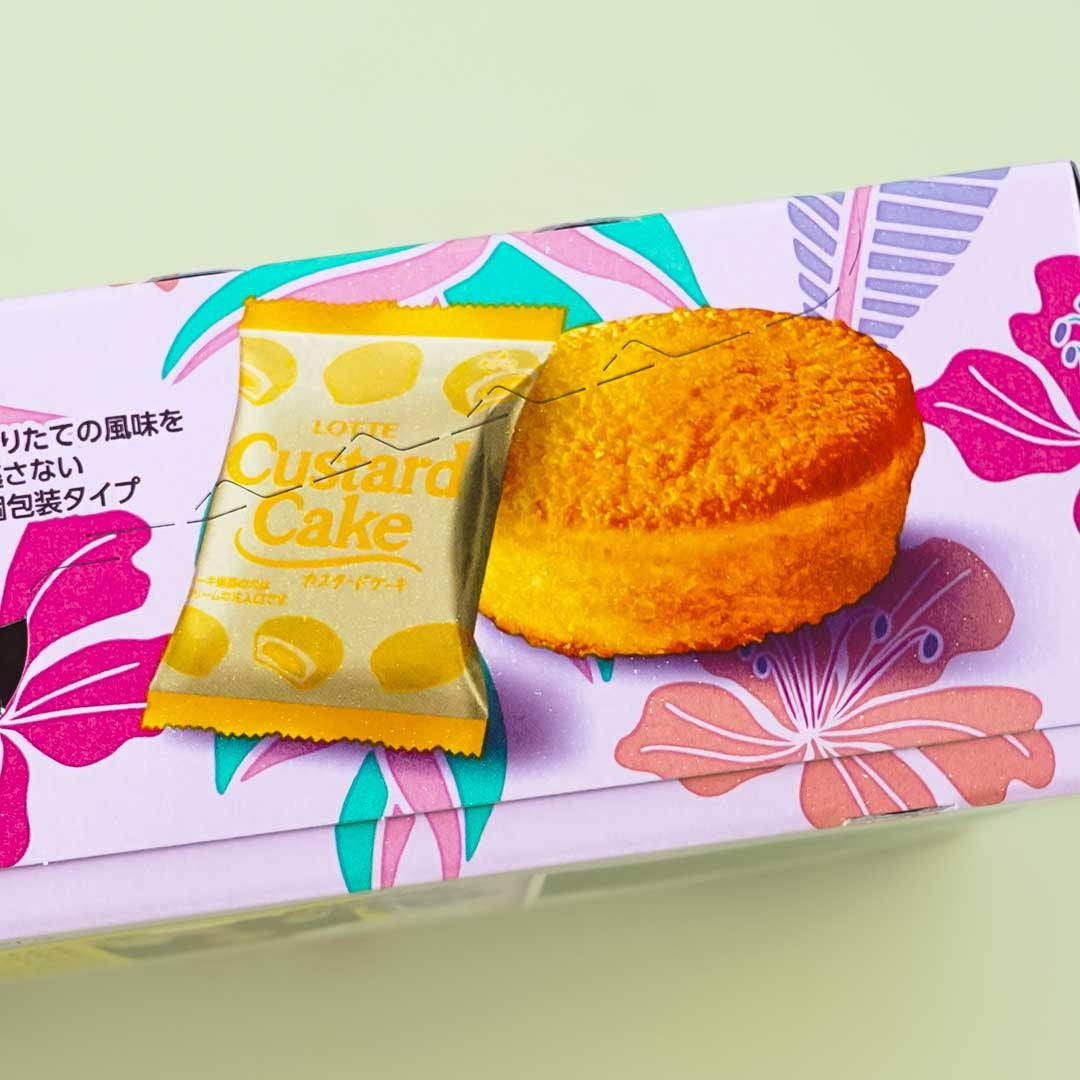 Lotte Blueberry Pancake Custard Cake