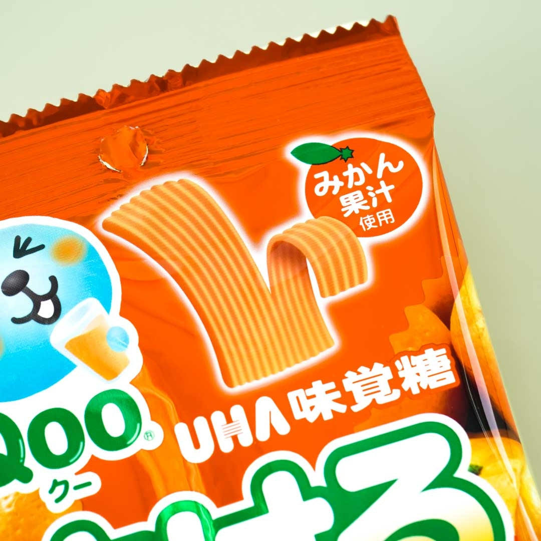 UHA Sakeru Split Gummy Candy - Qoo Orange