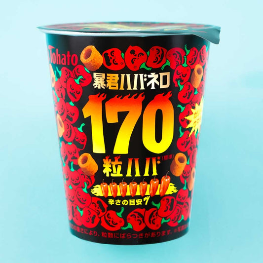 Tohato Bokun Habanero 170 Grains Spicy Potato Ring Snack Cup
