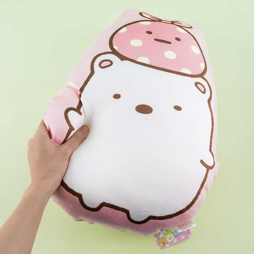 Sumikko Gurashi Die-Cut Cushion - Shirokuma