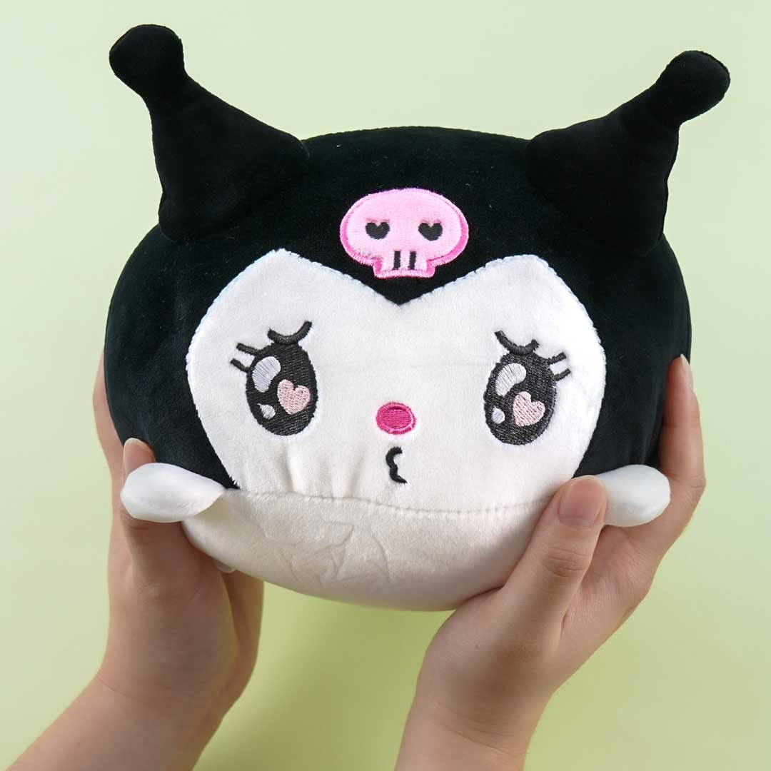 Sanrio Emo Kyun Coro Fluffy Cushion - Kuromi