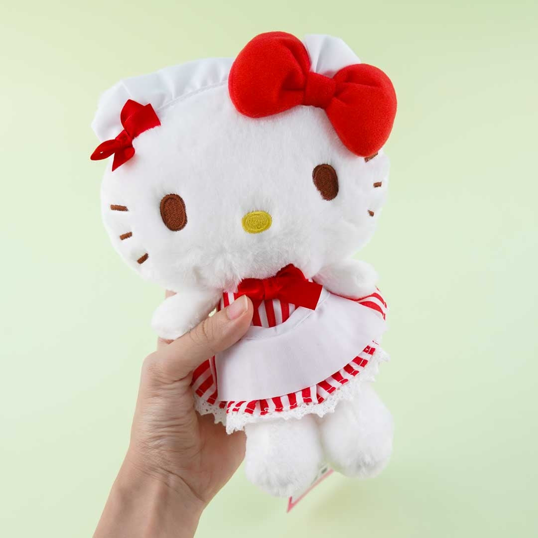Hello Kitty Diner Maid Plushie - Medium