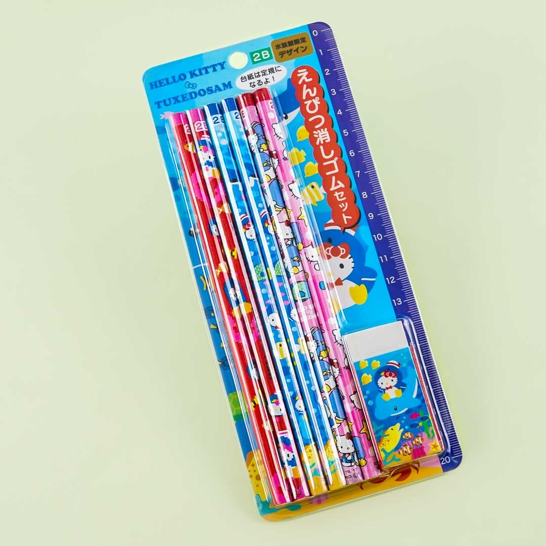 Hello Kitty x Tuxedosam Stationery Set