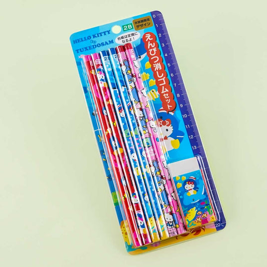 Hello Kitty x Tuxedosam Stationery Set