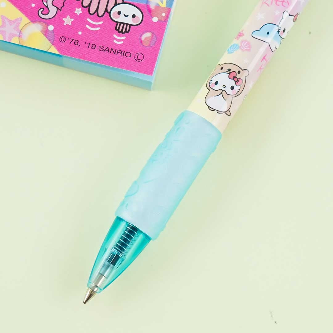 Hello Kitty Sea Friends Memo Pad & Ballpoint Pen Set