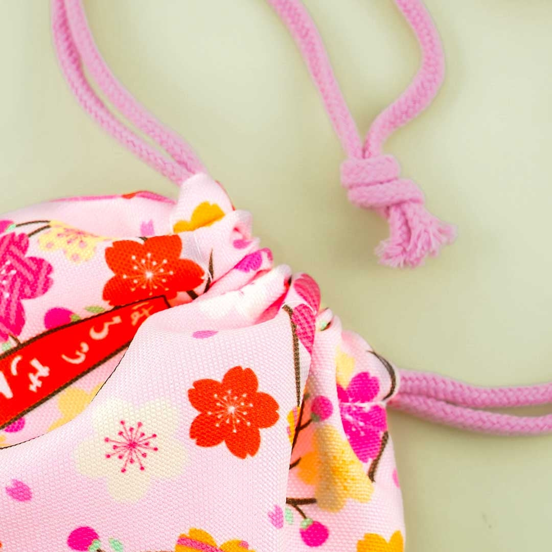 Hello Kitty Sakura Kimono Drawstring Pouch
