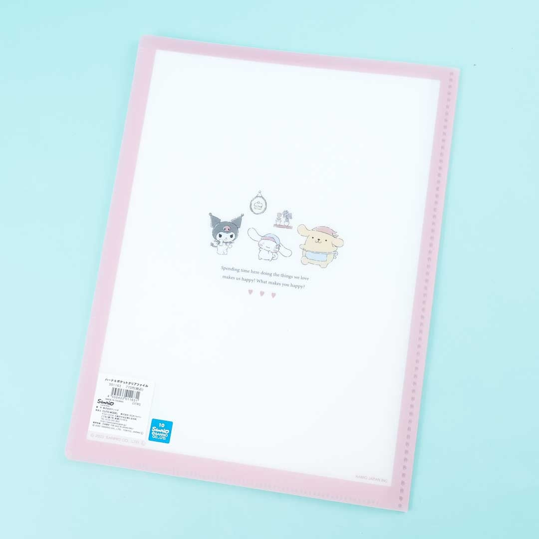 Sanrio Characters Rest Day Multi-Pocket A4 File Folder