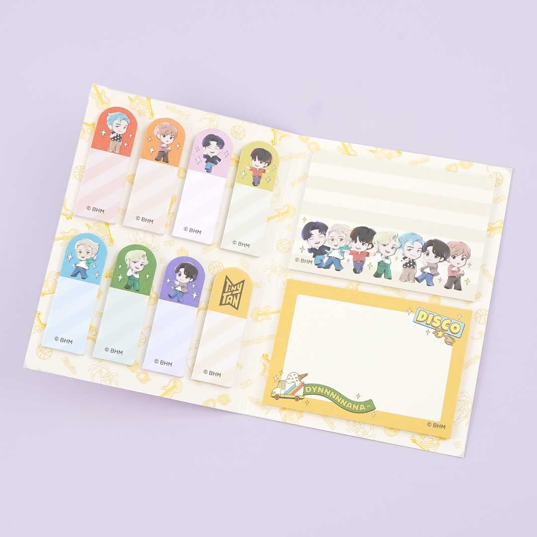 BTS TinyTAN Dynamite Book-Type Sticky Notes Set - A