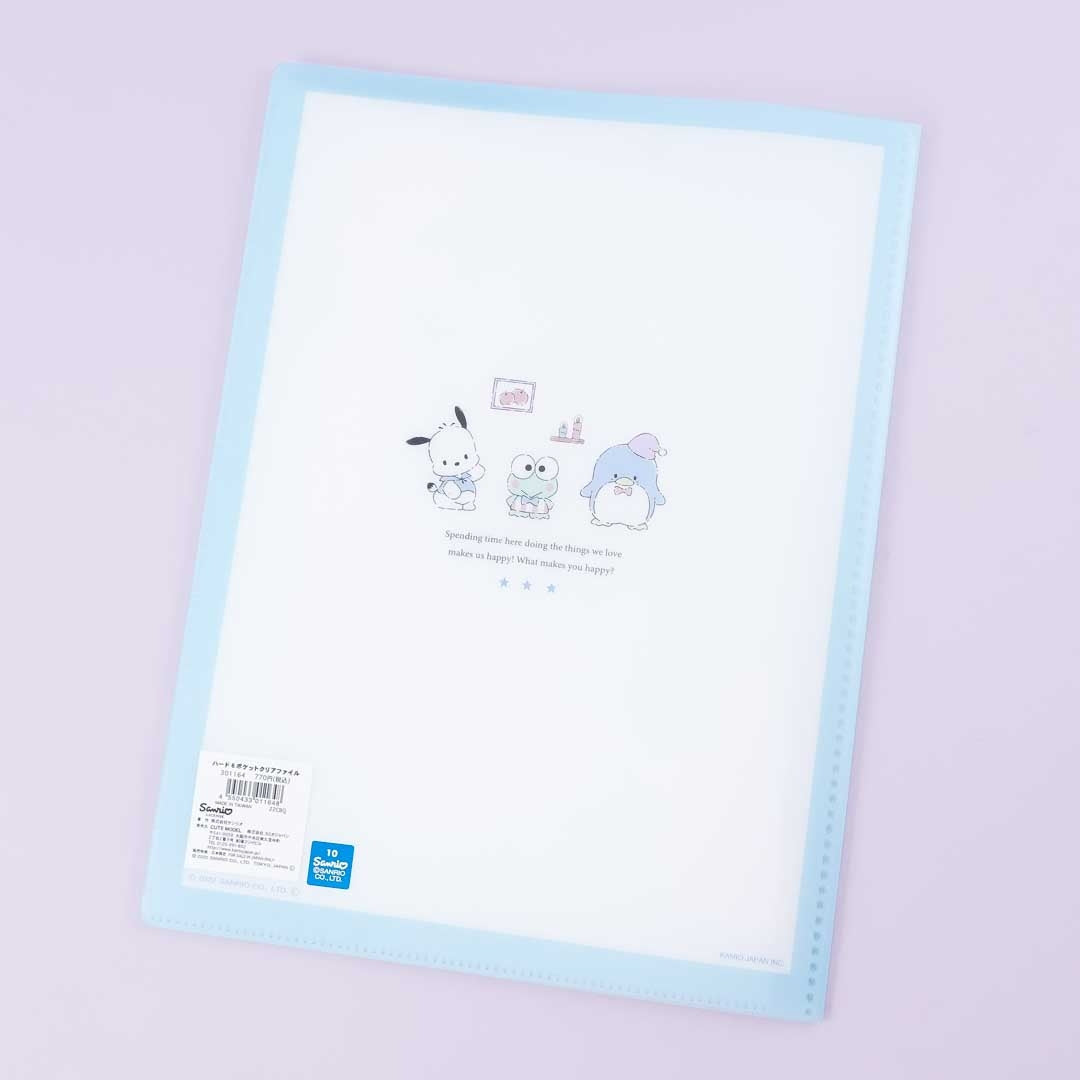 Sanrio Characters Hapidanbui Rest Day Multi-Pocket A4 File Folder