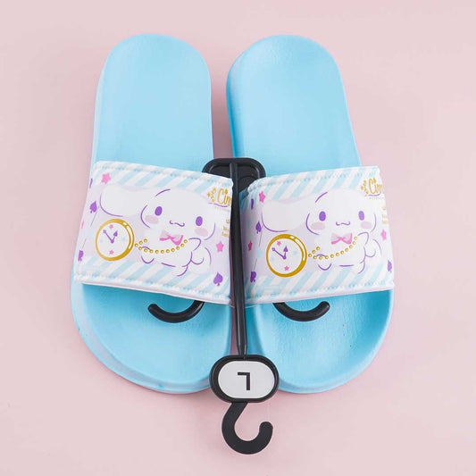 Cinnamoroll Time Indoor Slippers - Blue / Large