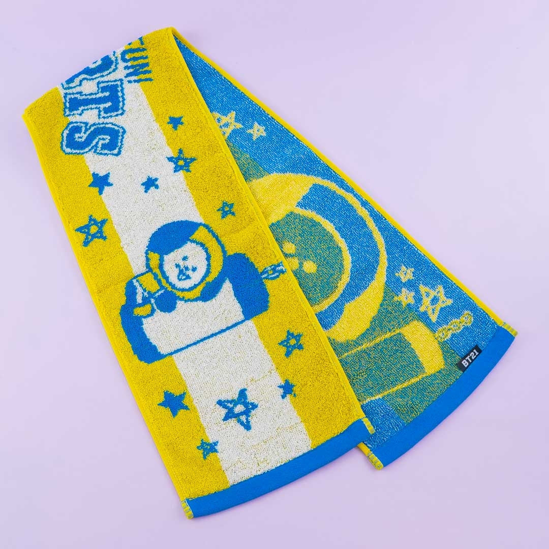 BT21 Jacquard Long Face Towel - Chimmy