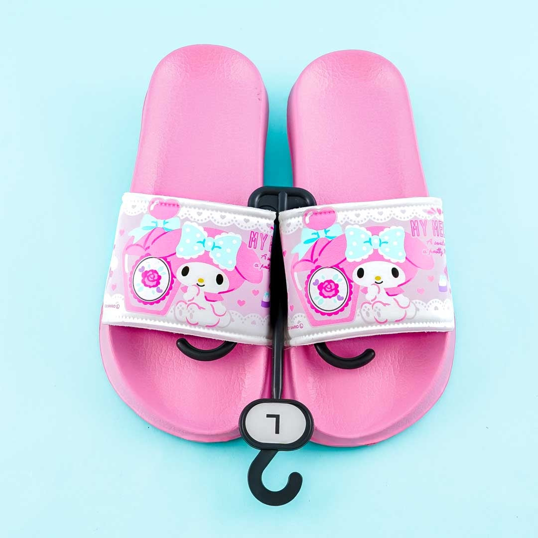 My Melody Rose & Lace Indoor Slippers - Pink / Large